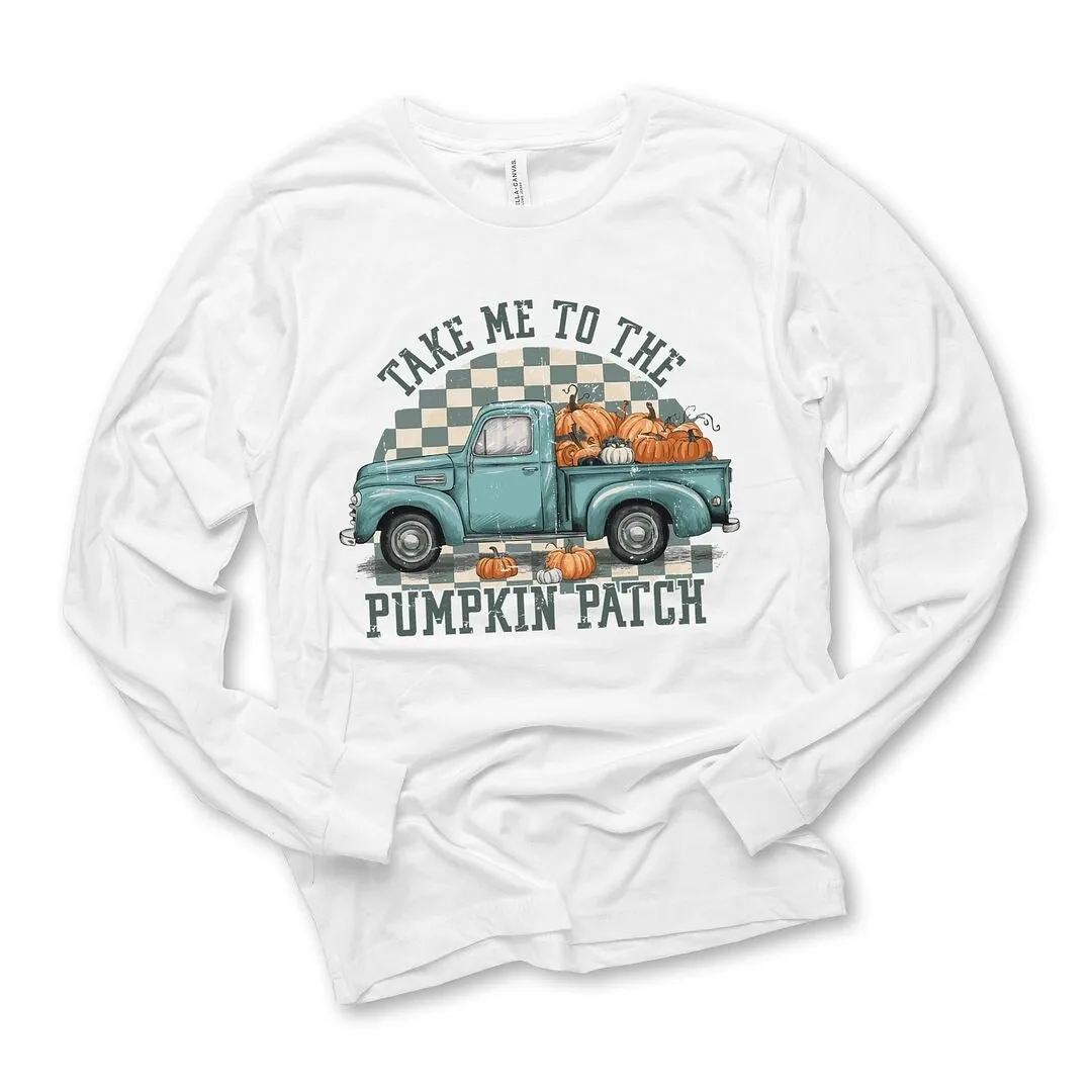 Pumpkin Patch Teal Truck Long Sleeve Tee sold by Zulily product image thumbnail 2