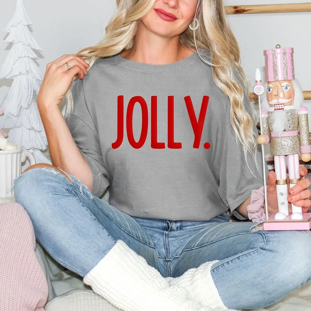Jolly Bold Puff Print Garment Dyed Tee sold by Zulily product image thumbnail 3