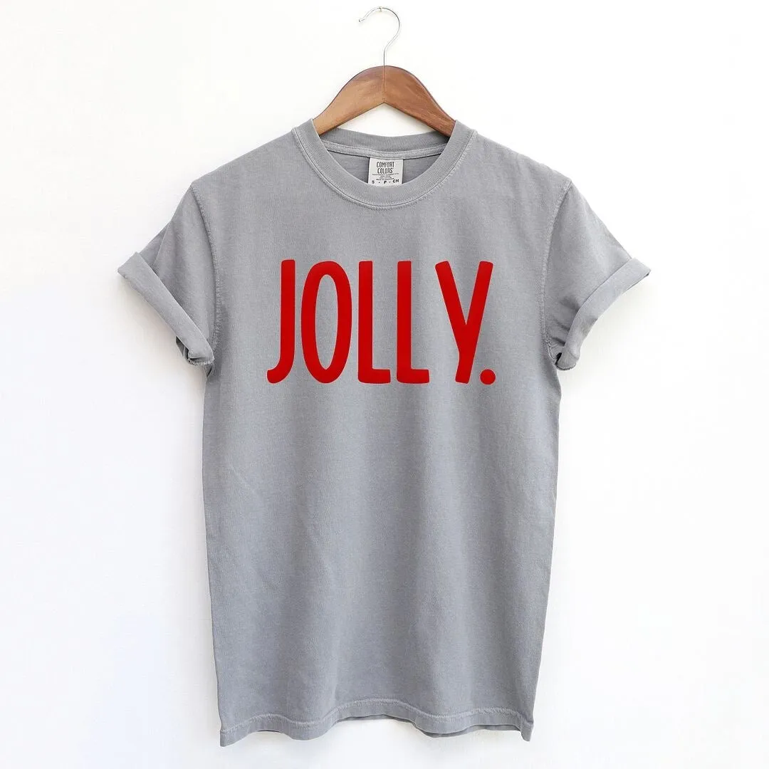 Jolly Bold Puff Print Garment Dyed Tee sold by Zulily product image thumbnail 2
