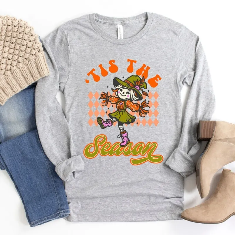Tis The Season Scarecrow Long Sleeve Tee sold by Zulily