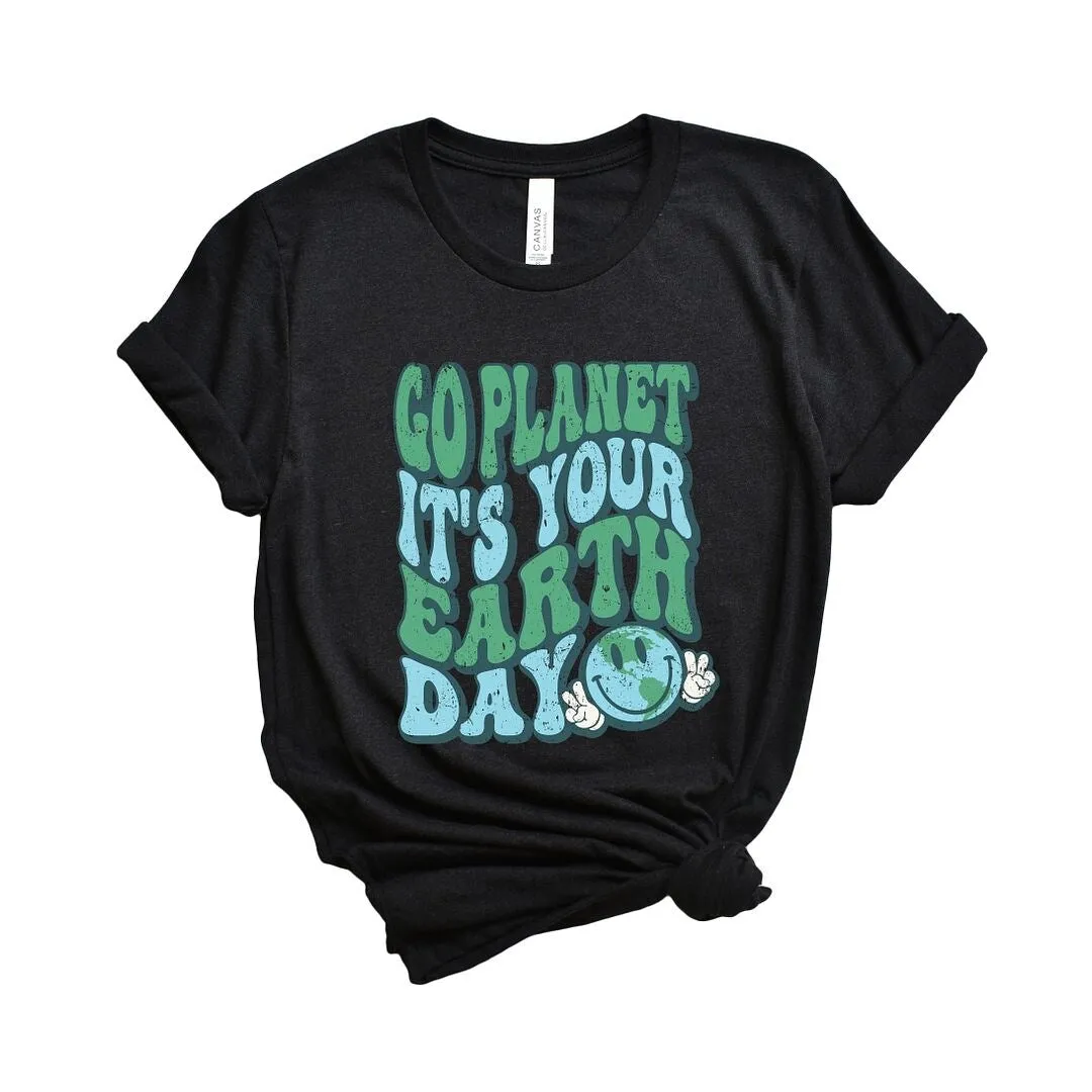 Go Planet Short Sleeve Crewnneck Tee sold by Zulily product image thumbnail 2