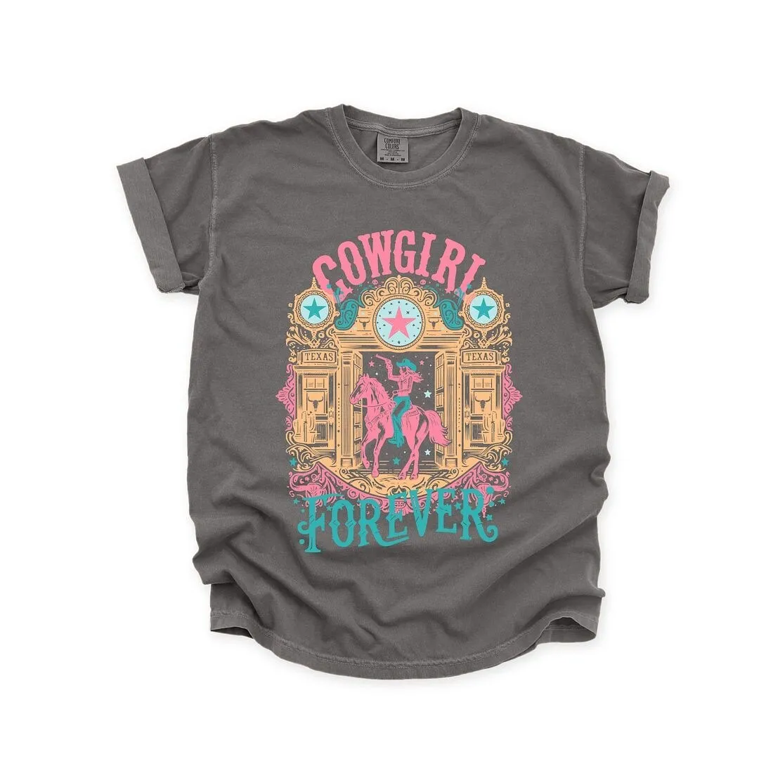 Cowgirl Forever Garment Dyed Tee sold by Zulily product image thumbnail 2