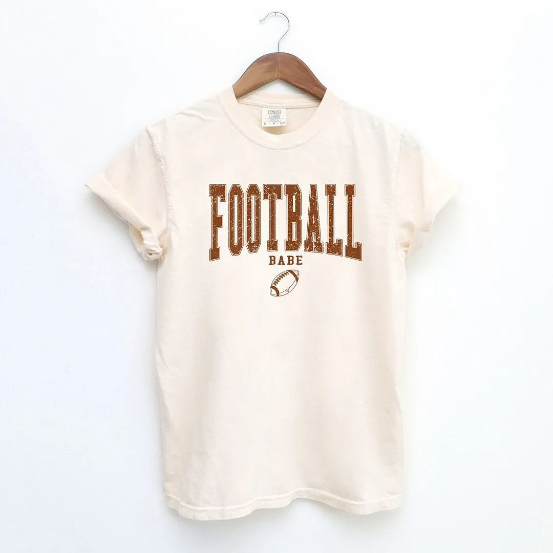 Varsity Football Babe Garment Dyed Tee sold by Zulily product image thumbnail 2