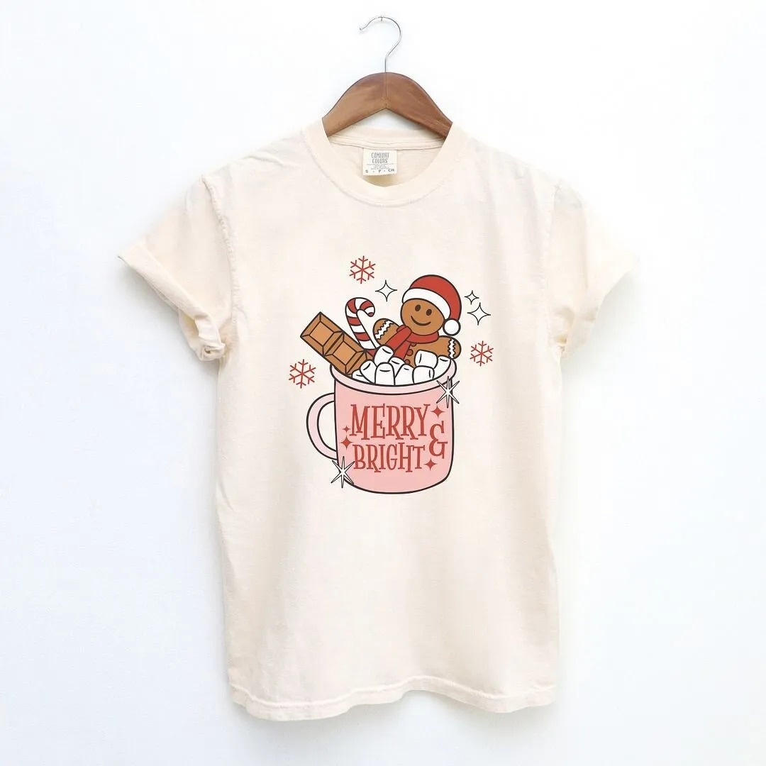 Merry And Bright Mug Garment Dyed Tee sold by Zulily product image thumbnail 2
