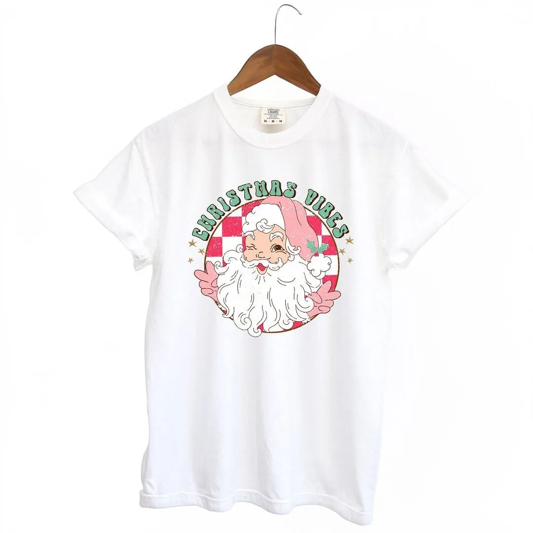 Christmas Vibes Santa Garment Dyed Tee sold by Zulily product image thumbnail 2