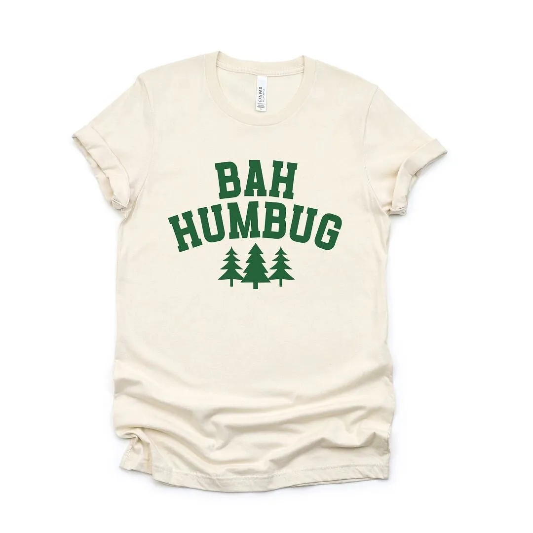Bah Humbug Trees Short Sleeve Crewnneck Tee sold by Zulily product image thumbnail 2