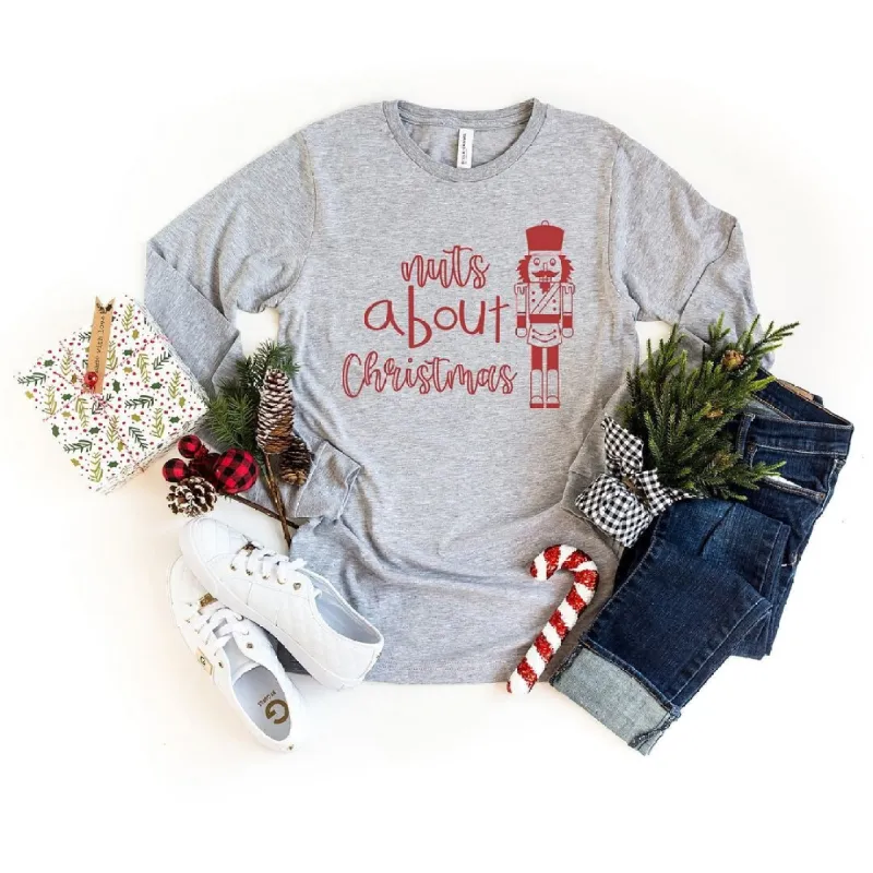 Nuts About Christmas Long Sleeve Tee sold by Zulily