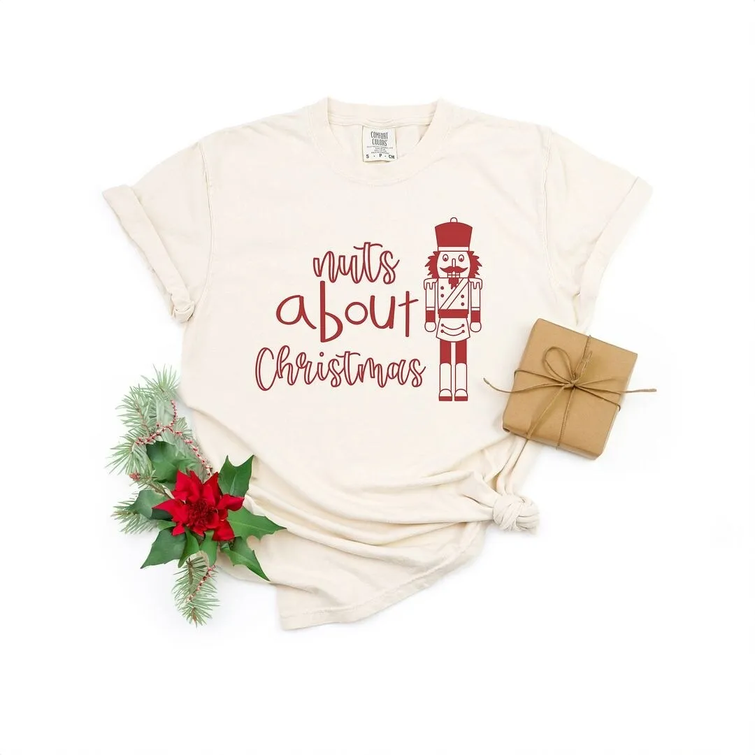 Nuts About Christmas Garment Dyed Tee sold by Zulily