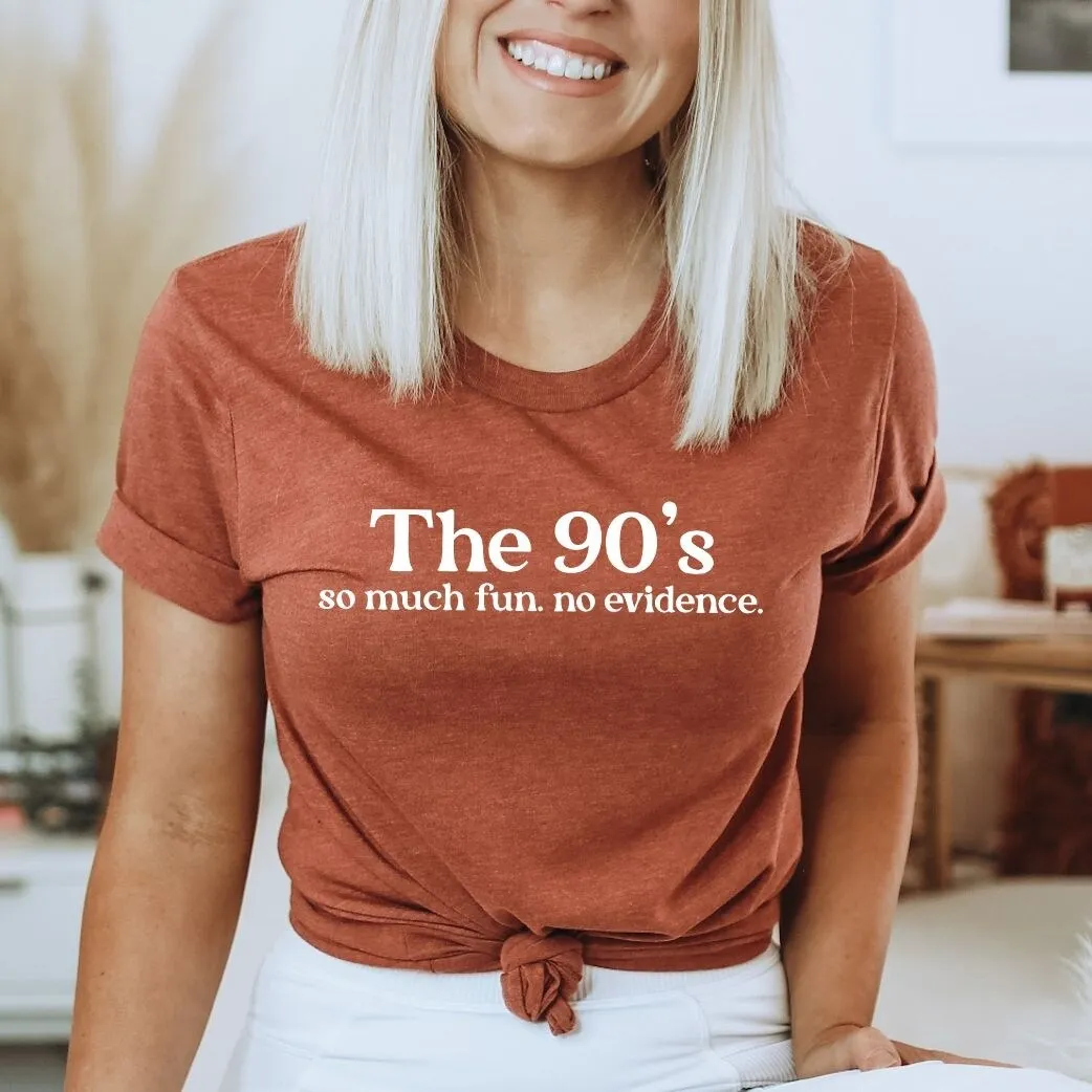The 90's So Much Fun Short Sleeve Crewnneck Tee sold by Zulily product image thumbnail 3