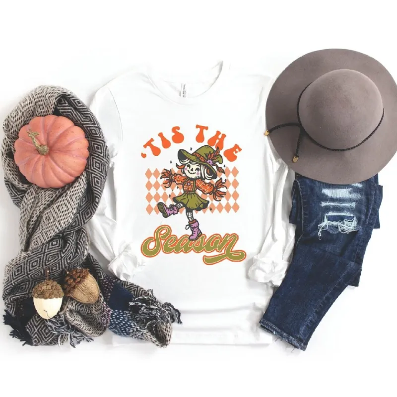 Tis The Season Scarecrow Long Sleeve Tee sold by Zulily