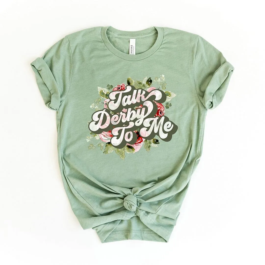 Talk Derby To Me Short Sleeve Crewnneck Tee sold by Zulily product image thumbnail 2