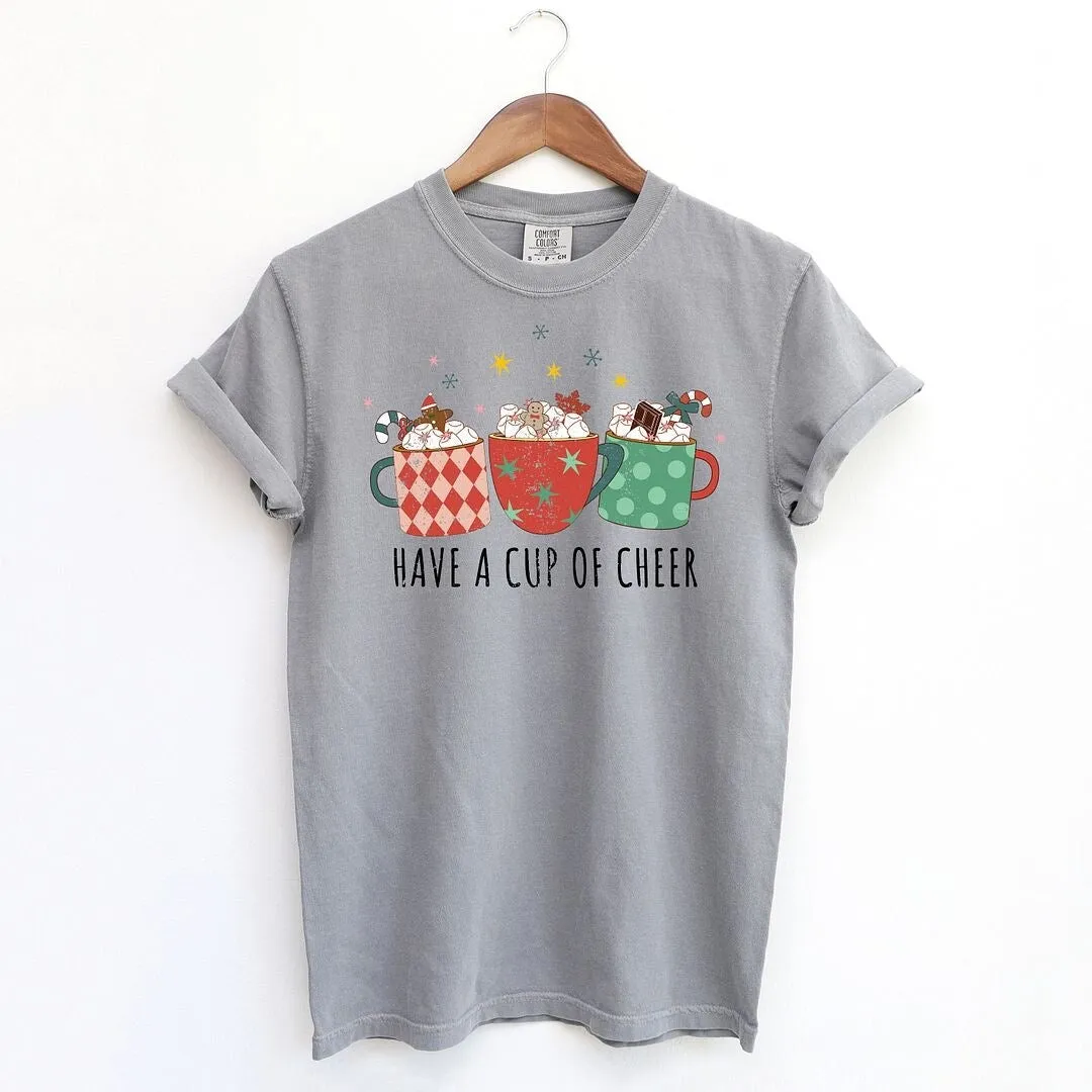 Have A Cup Of Cheer Garment Dyed Tee sold by Zulily product image thumbnail 2