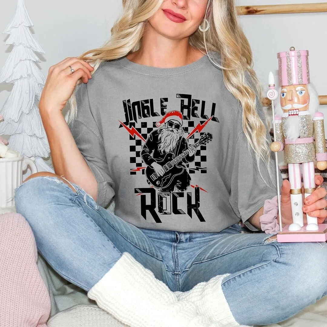 Jingle Bell Rock Santa Garment Dyed Tee sold by Zulily product image thumbnail 3