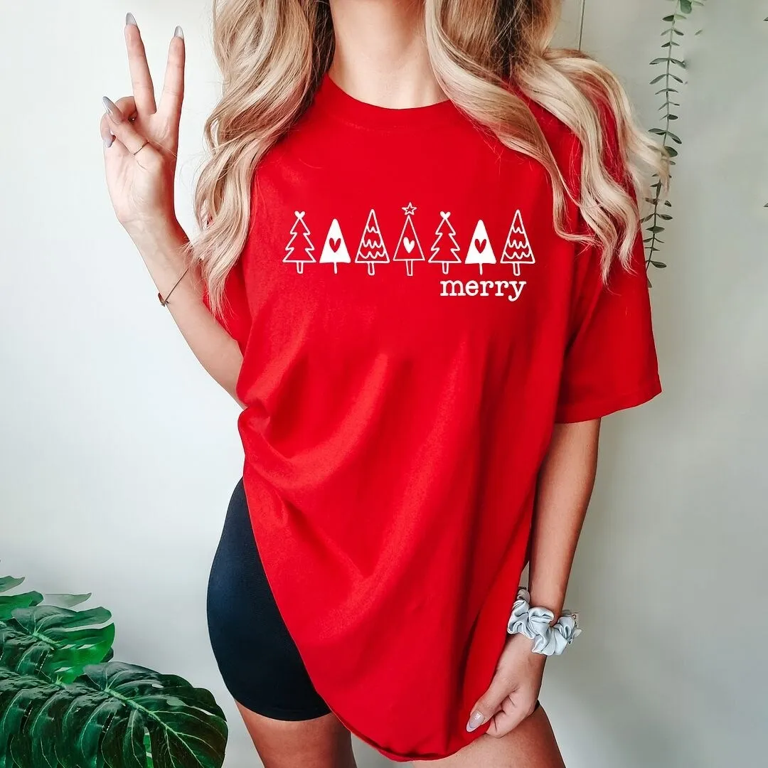 Merry Trees Garment Dyed Tee sold by Zulily product image thumbnail 3