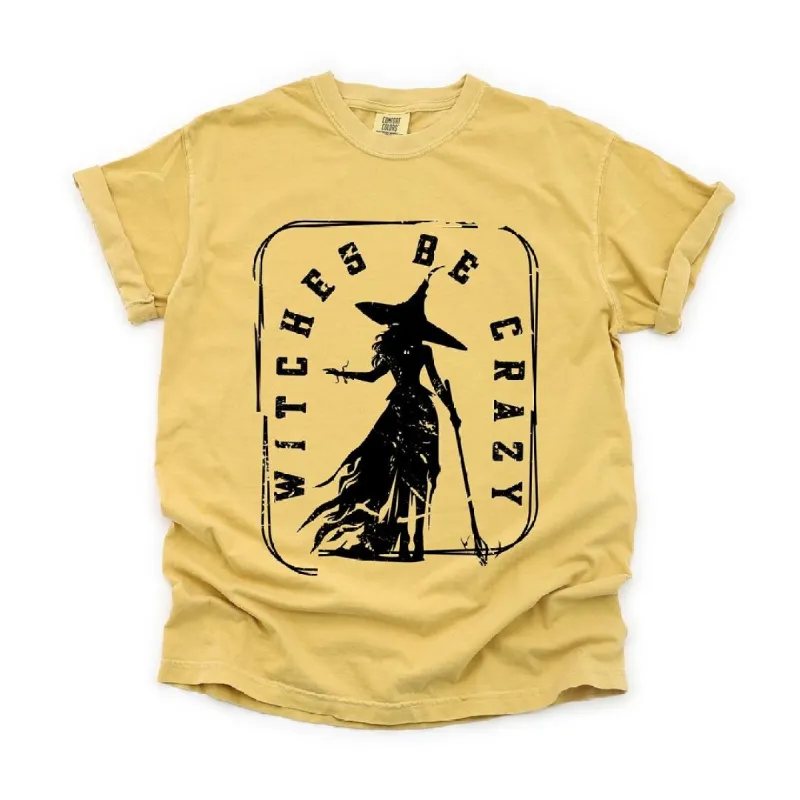 Witches Be Crazy Rectangle Garment Dyed Tee sold by Zulily