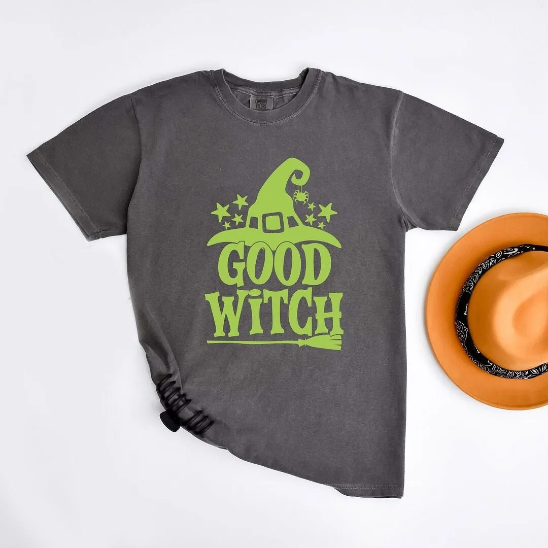 Good Witch Broom Garment Dyed Tee sold by Zulily product image thumbnail 4