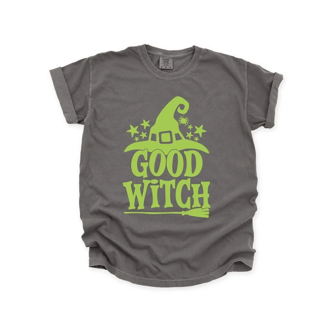 Good Witch Broom Garment Dyed Tee sold by Zulily product image thumbnail 5