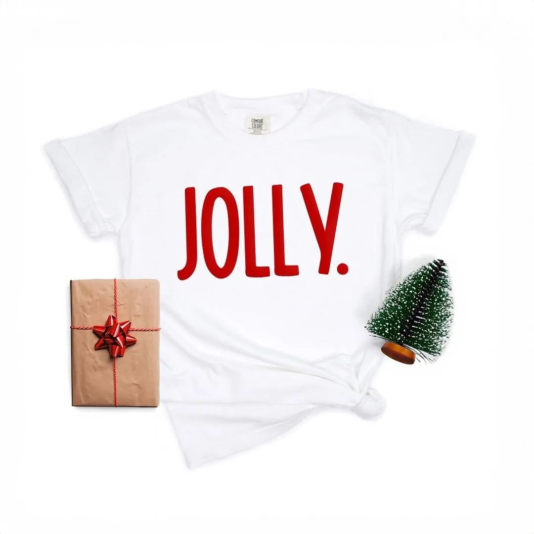 Jolly Bold Puff Print Garment Dyed Tee sold by Zulily