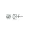 RhythmRocks Sterling Silver Lab Grown Round Diamond Stud Earrings 0.50 ct. tw. 4-Prong Push-Back (F-G VS) sold by Zulily