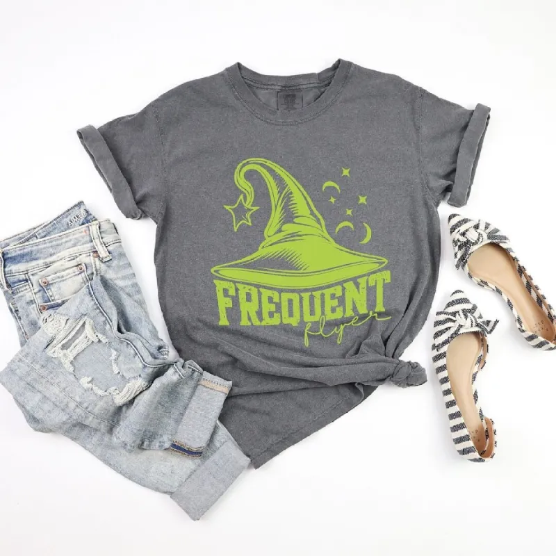 Frequent Flyer Hat Garment Dyed Tee sold by Zulily