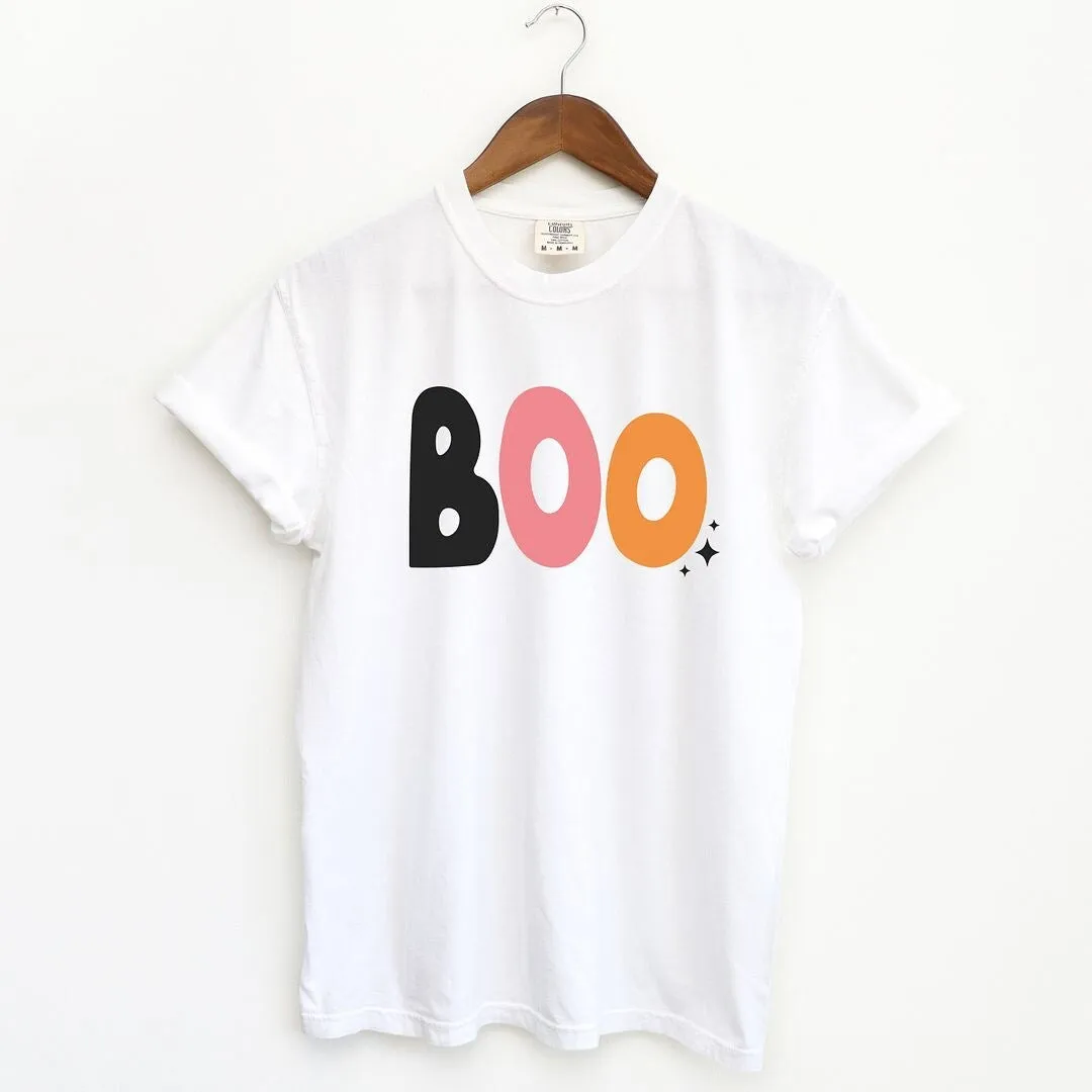 Boo Colorful Stars Garment Dyed Tee sold by Zulily product image thumbnail 2