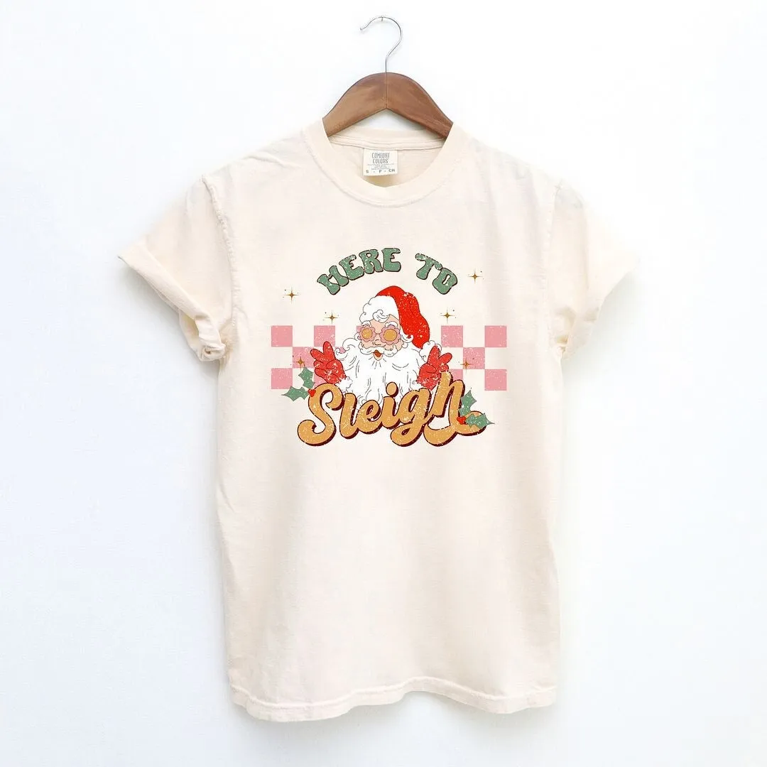 Here To Sleigh Garment Dyed Tee sold by Zulily product image thumbnail 2