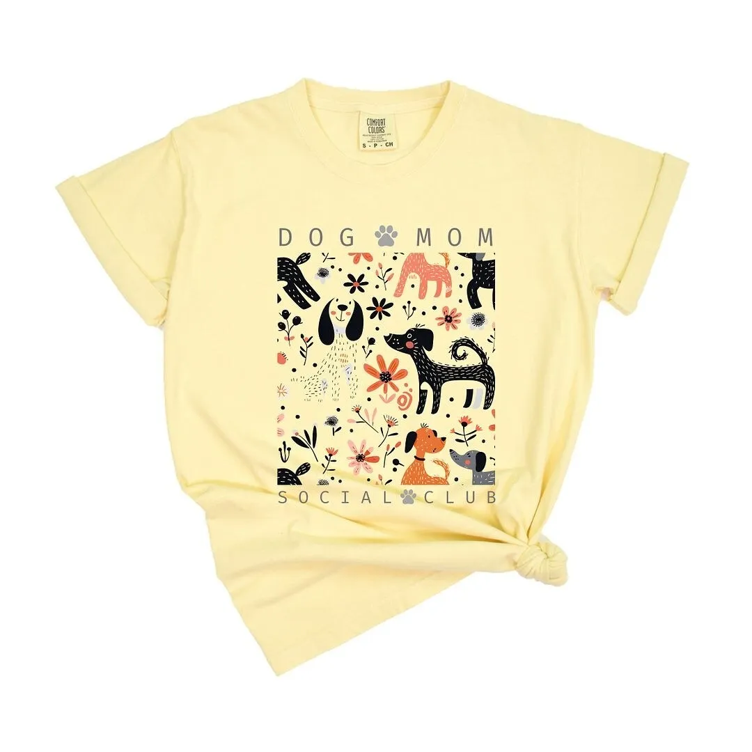 Dog Mom Social Club Garment Dyed Tee sold by Zulily product image thumbnail 2