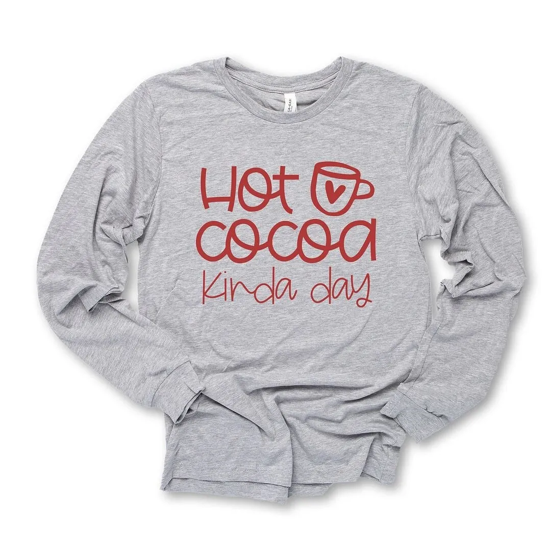 Hot Cocoa Kinda Day Long Sleeve Tee sold by Zulily product image thumbnail 2
