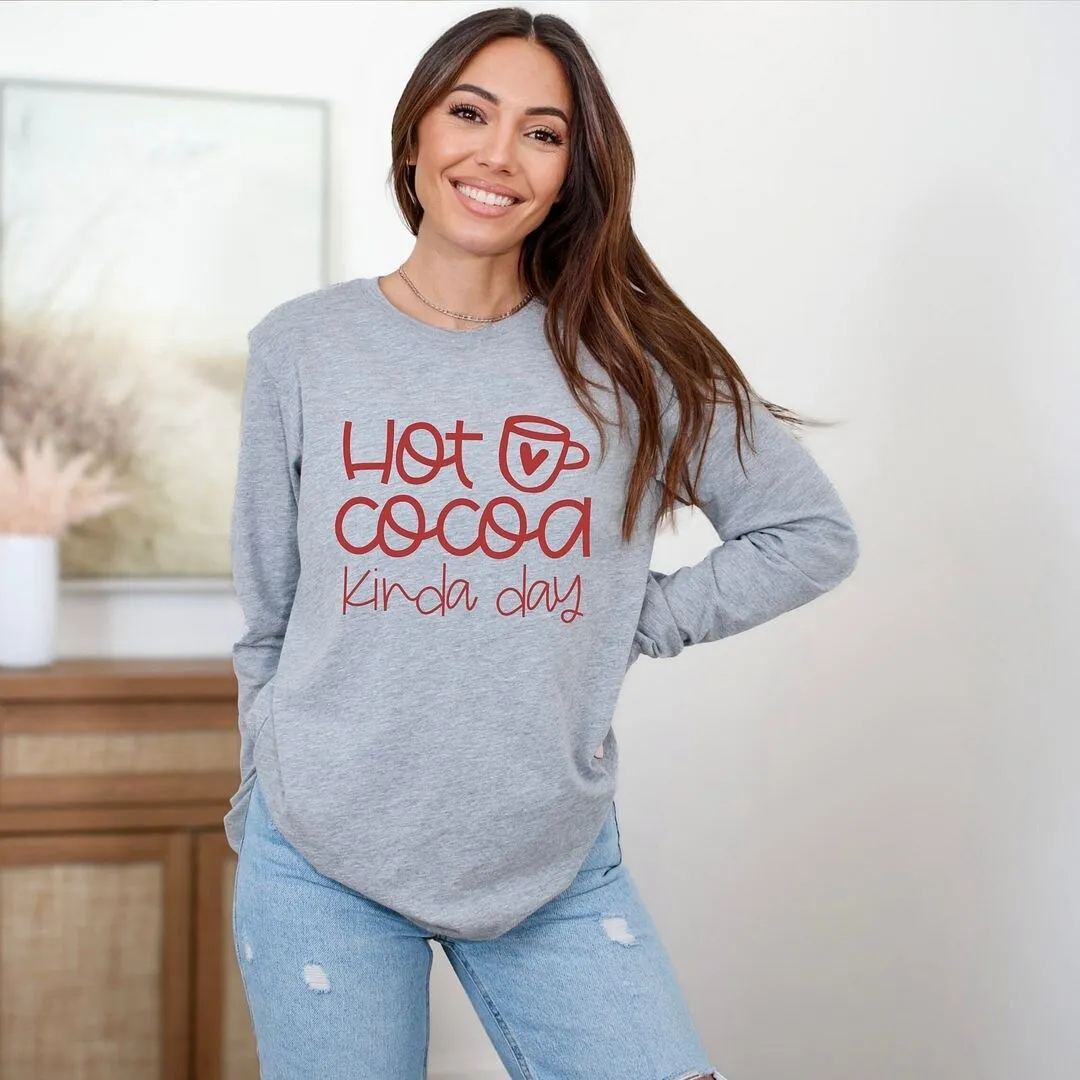 Hot Cocoa Kinda Day Long Sleeve Tee sold by Zulily product image thumbnail 3