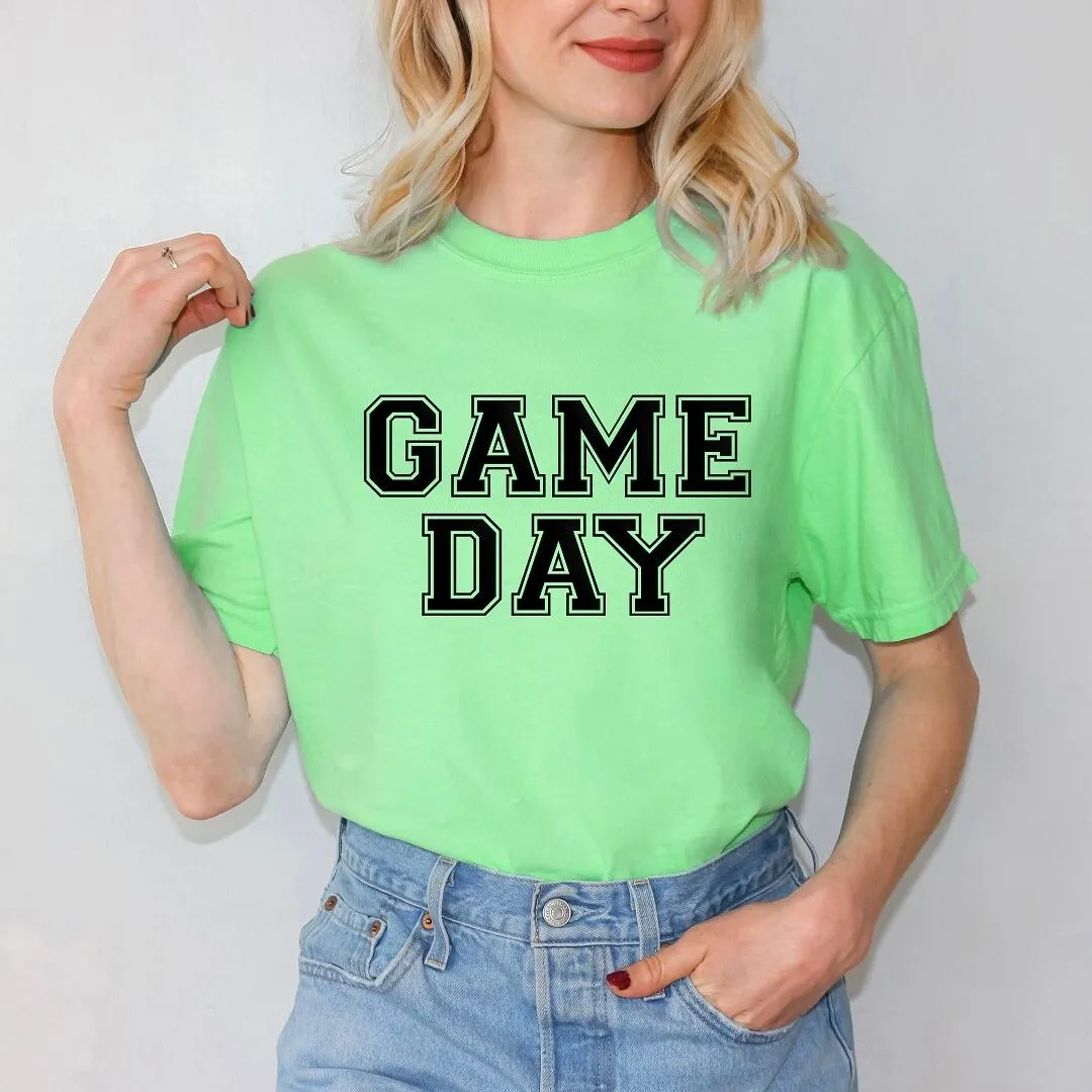 Game Day Puff Print Garment Dyed Tee sold by Zulily product image thumbnail 3