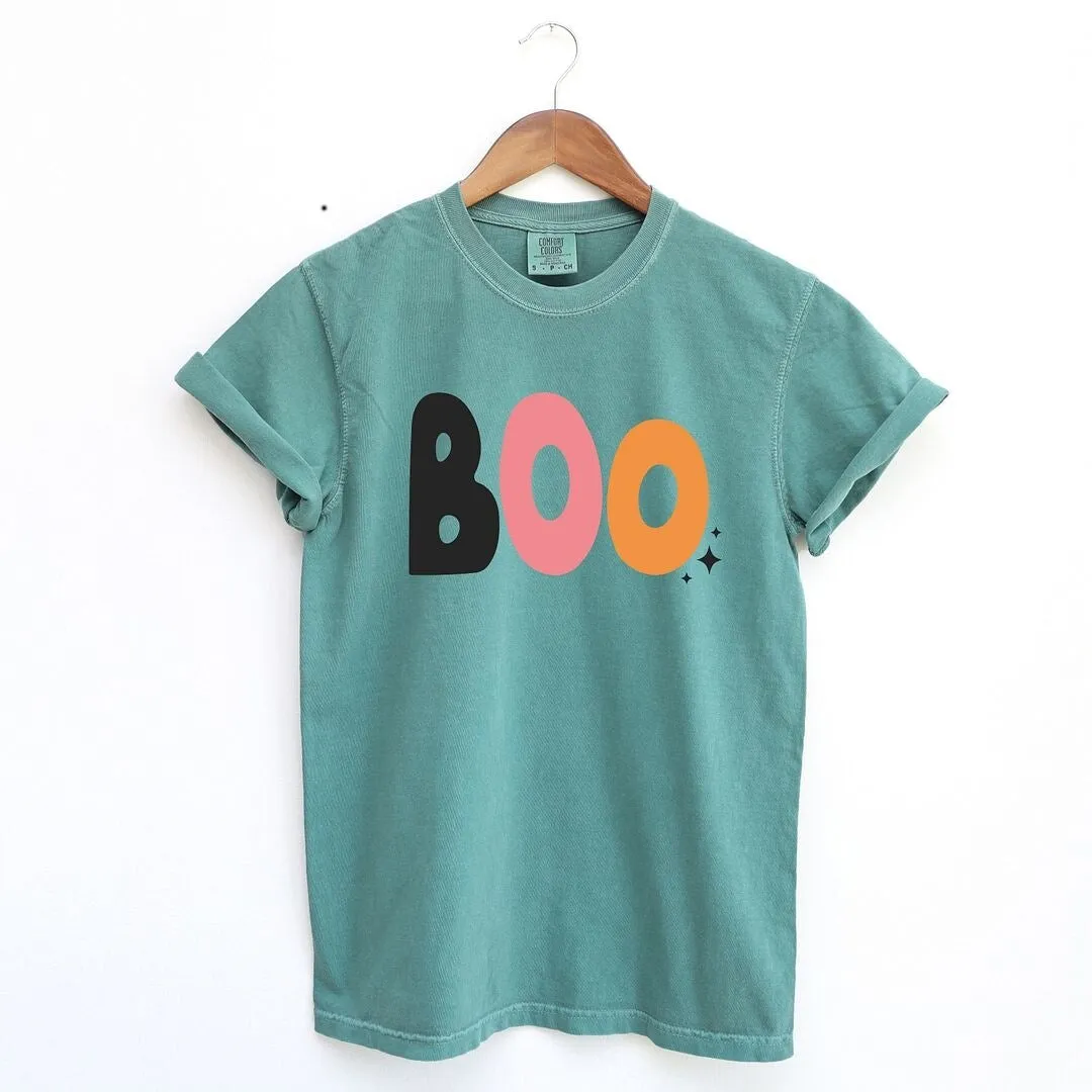 Boo Colorful Stars Garment Dyed Tee sold by Zulily product image thumbnail 2