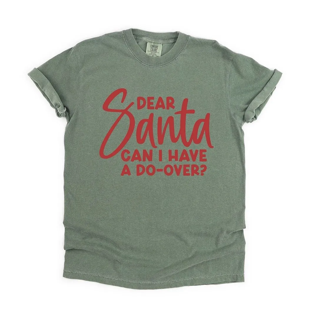 Dear Santa Can I Have A Do-Over? Garment Dyed Tee sold by Zulily product image thumbnail 2