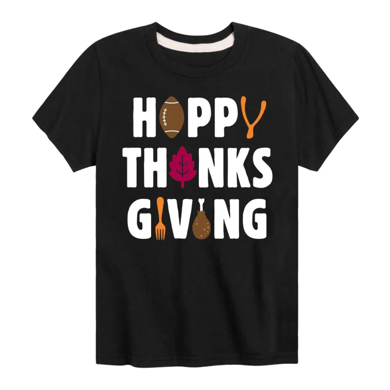 Happy Thanksgiving Icons Tee made by Zulily