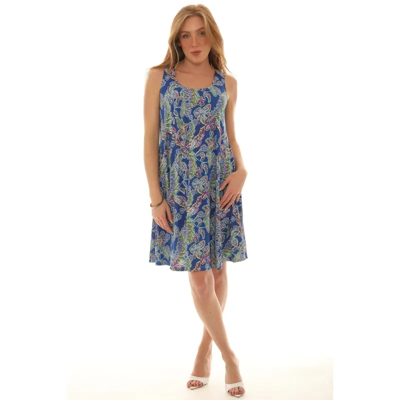 Women's Printed Mid-Length Tank Dress sold by Zulily