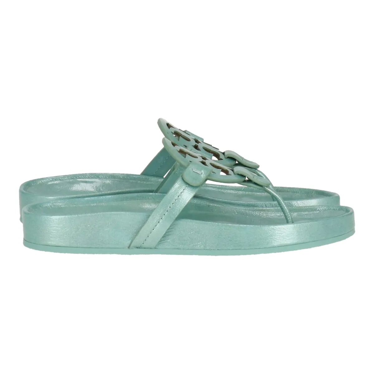 Tory Burch Womens Light Blue Miller Cloud Sandal sold by Zulily product image thumbnail 2