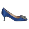 Manolo Blahnik Womens Blue Pump sold by Zulily