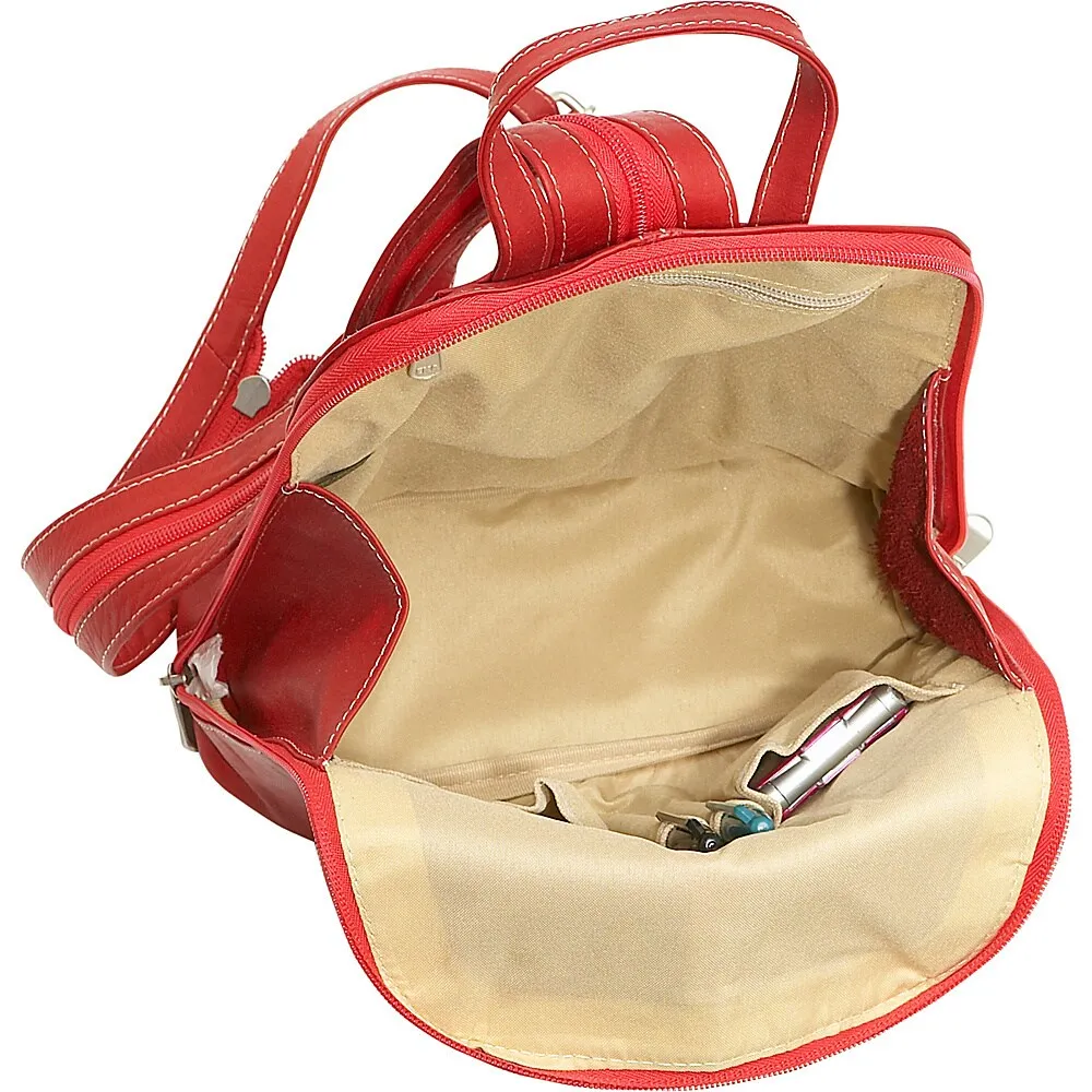 LeDonne Leather U-Zip Womans Sling/ Backpack sold by Zulily product image thumbnail 2