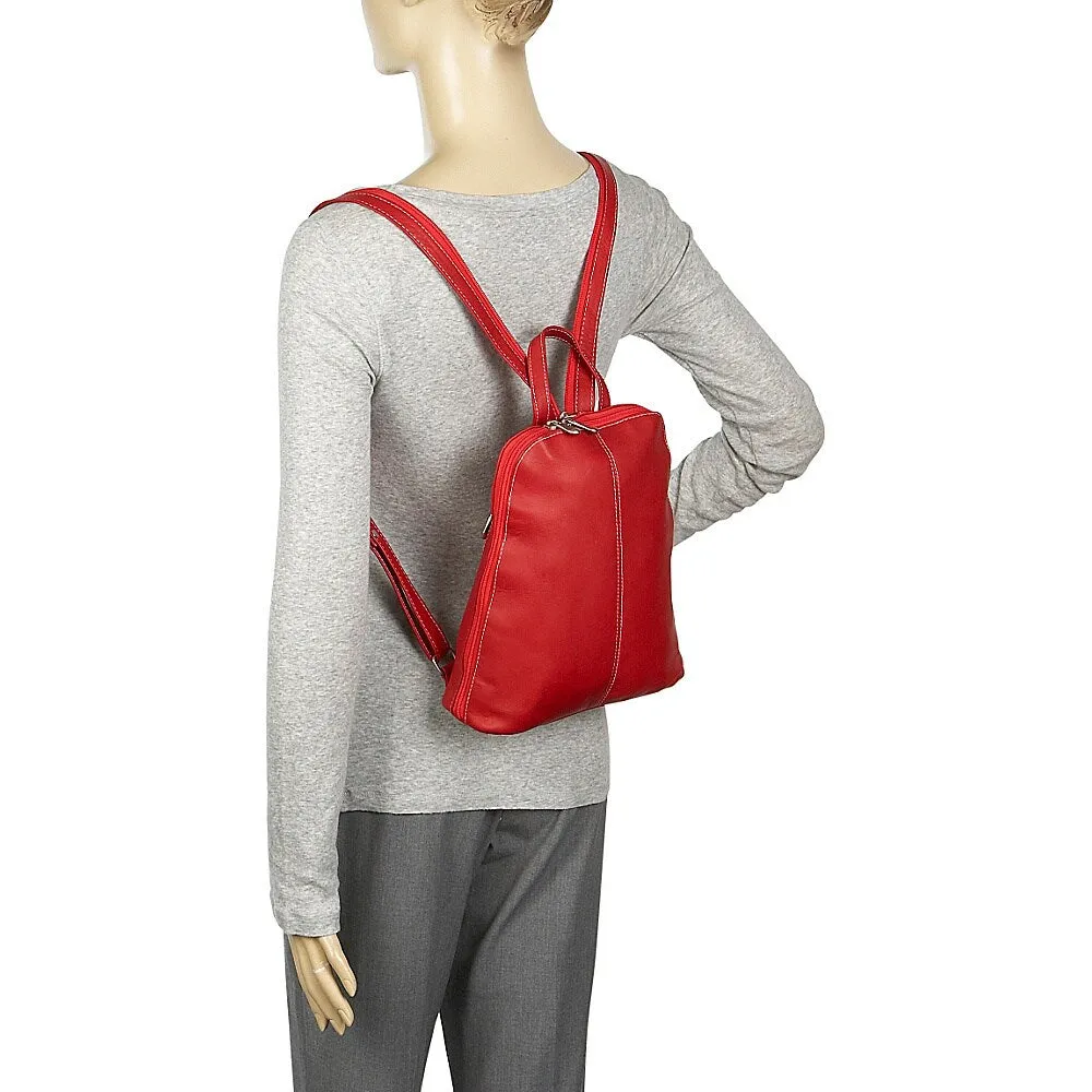 LeDonne Leather U-Zip Womans Sling/ Backpack sold by Zulily product image thumbnail 5