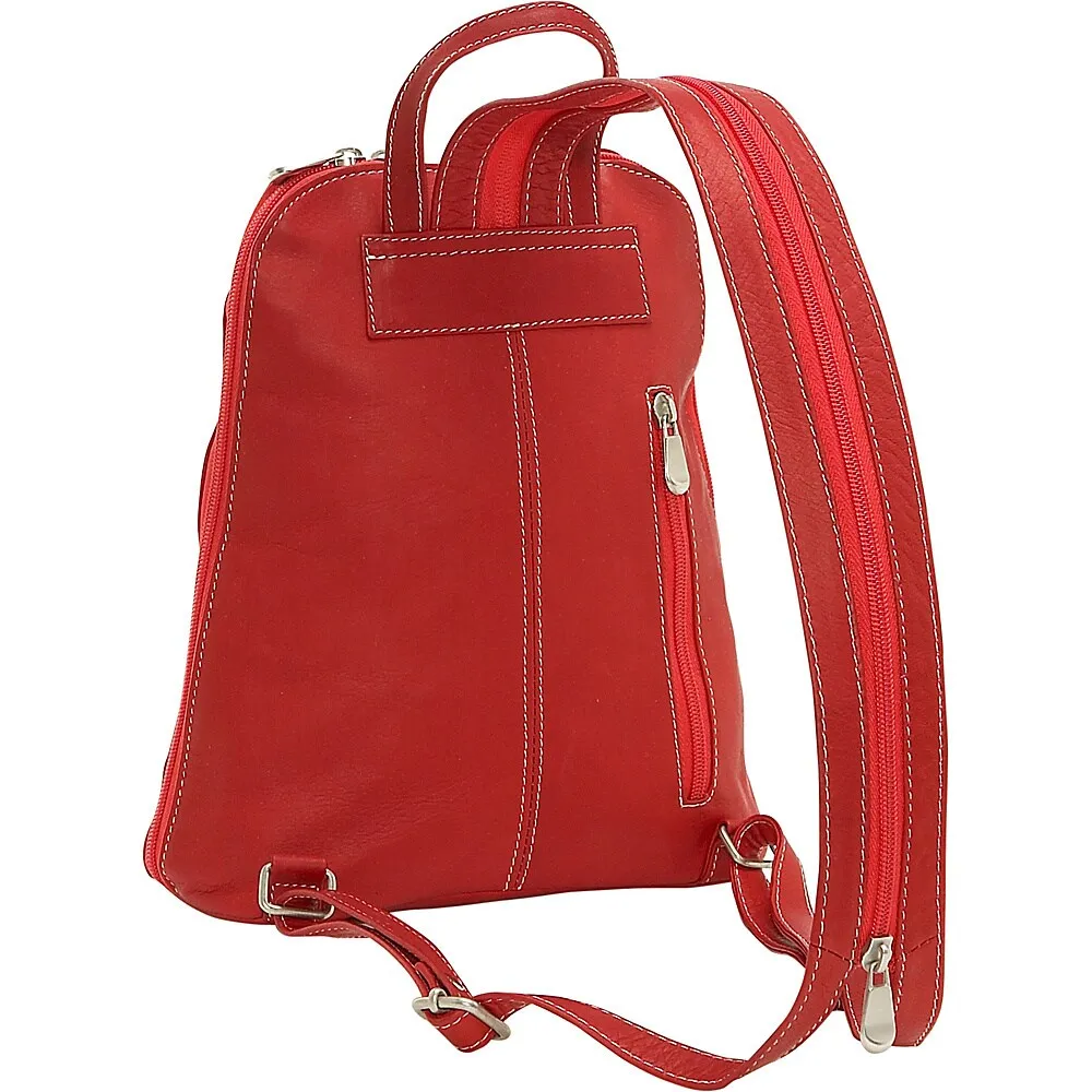 LeDonne Leather U-Zip Womans Sling/ Backpack sold by Zulily product image thumbnail 3