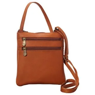 LeDonne Leather Women's Leather Two Zip Mini Crossbody sold by Zulily