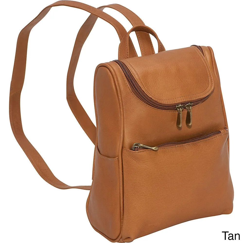 LeDonne Leather Women's Handcrafted Leather Everyday Fashion Backpack sold by Zulily product image thumbnail 2