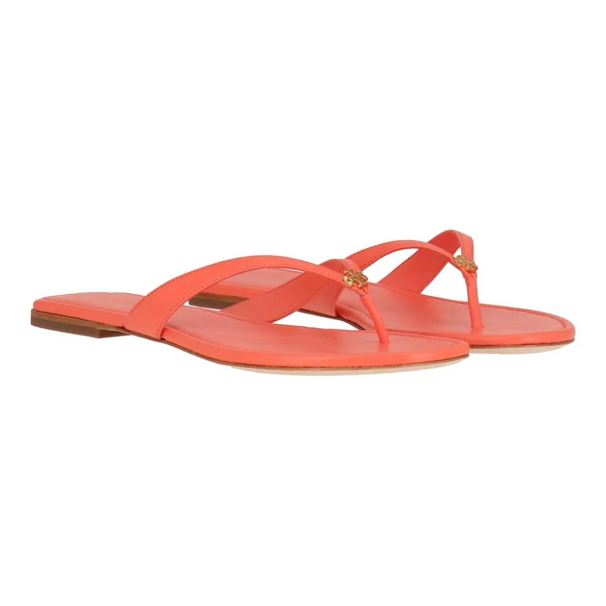 Tory Burch Womens Coral Classic Flip Flop sold by Zulily