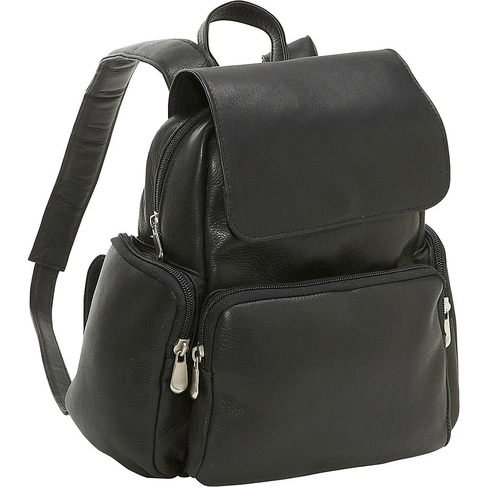 LeDonne Leather Womens Multi Pocket Backpack sold by Zulily