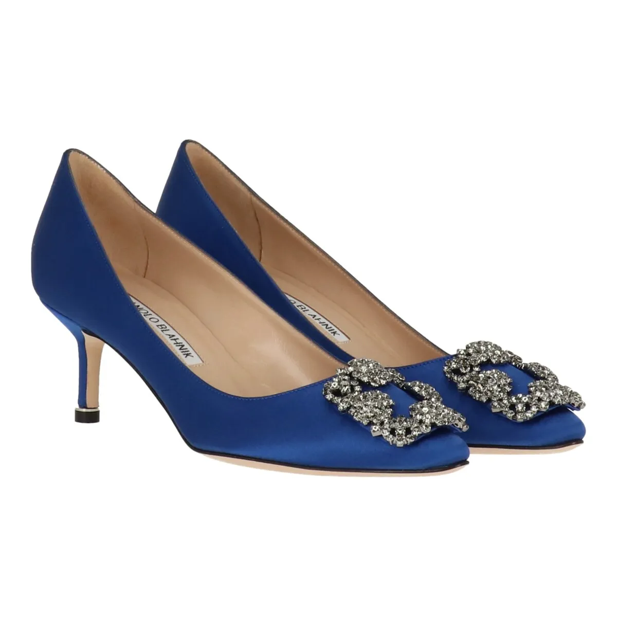 Manolo Blahnik Womens Blue Pump sold by Zulily