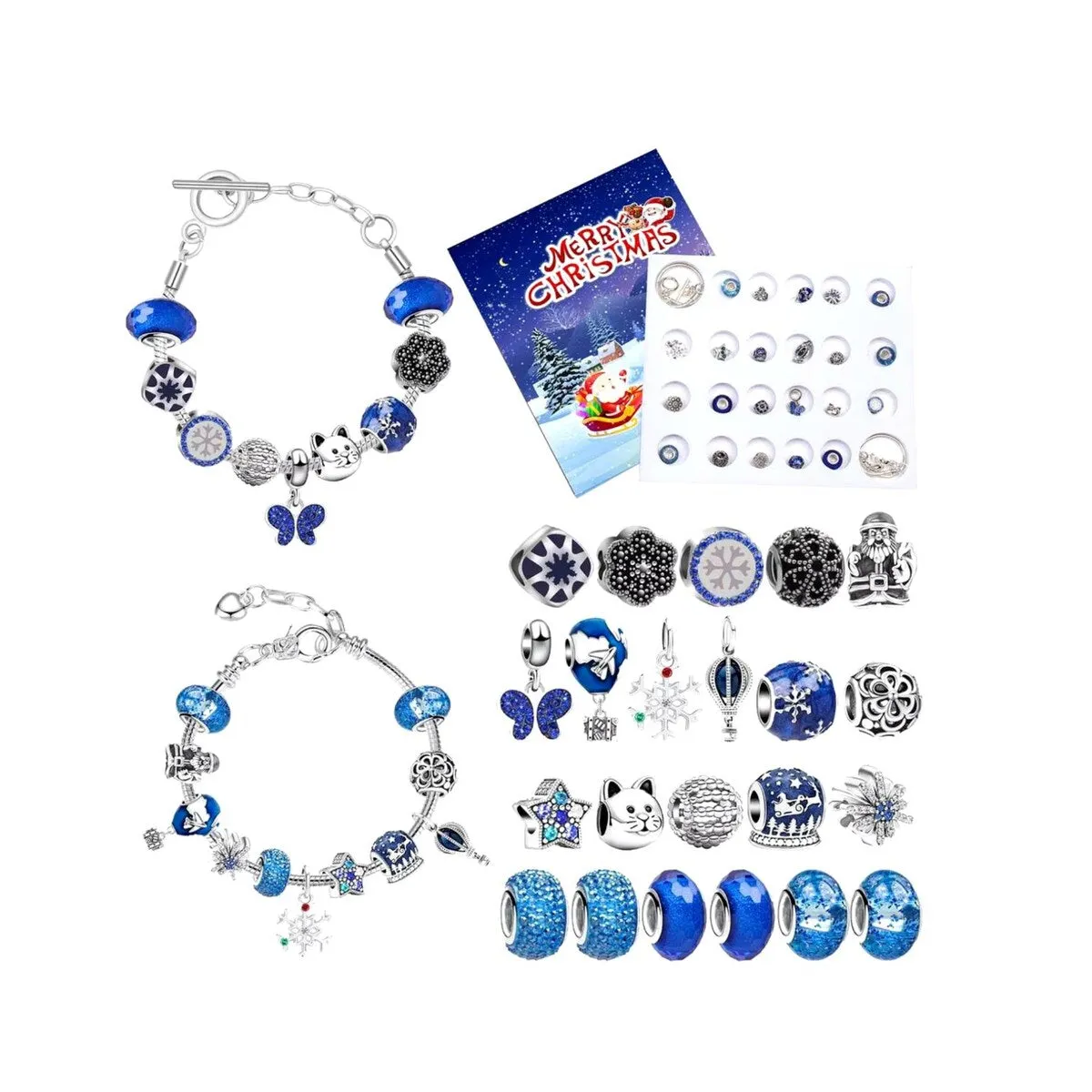 Celebrate the Magic of Christmas with This Festive 24-Day Advent Bracelet Set sold by Zulily product image thumbnail 4
