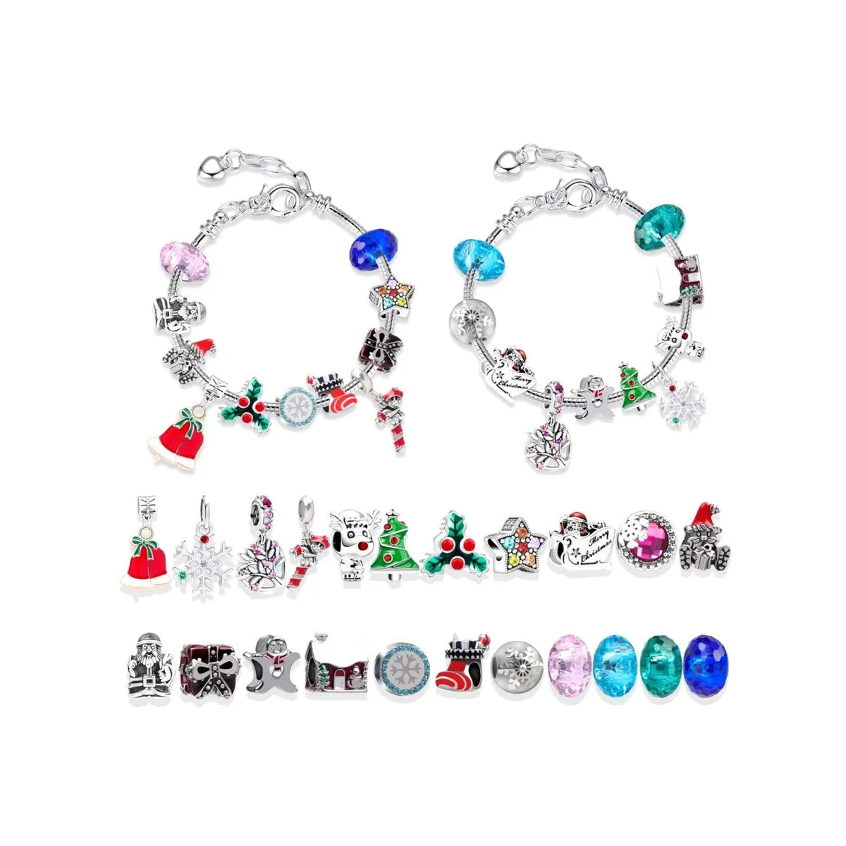 Celebrate the Magic of Christmas with This Festive 24-Day Advent Bracelet Set sold by Zulily product image thumbnail 3