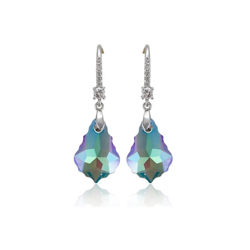 Paradise Shine Baroque Swarovski Crystal Earrings sold by Zulily