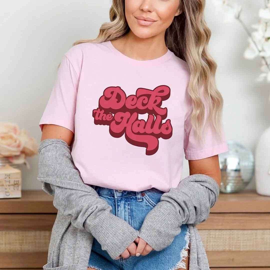 Retro Deck The Halls Short Sleeve Crewnneck Tee sold by Zulily product image thumbnail 3