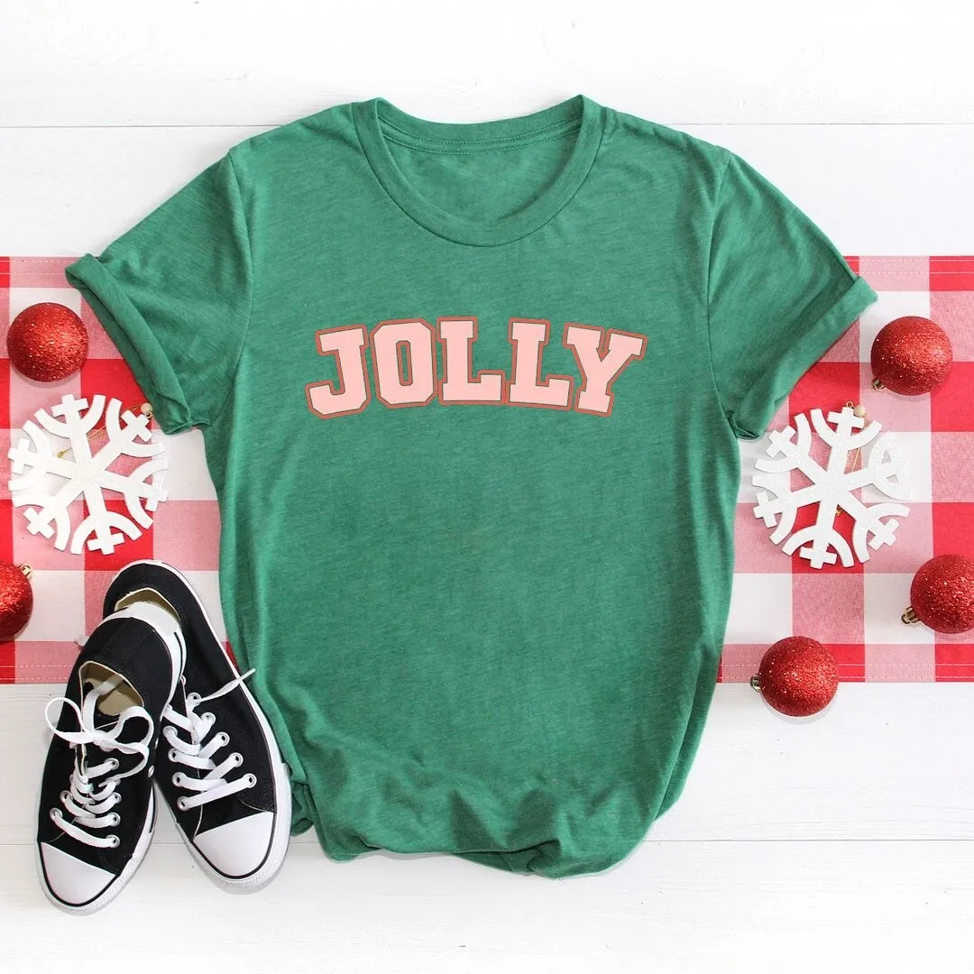 Jolly Varsity Short Sleeve Crewnneck Tee sold by Zulily