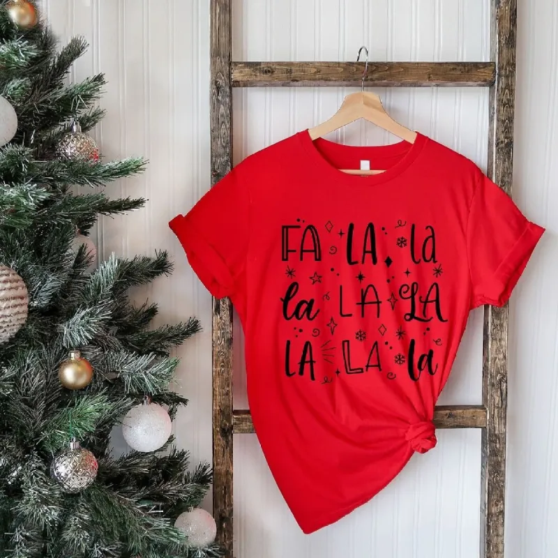 Fa La La Square Short Sleeve Crewnneck Tee sold by Zulily